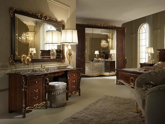 Luxus Klasse Schminktisch Schlafzimmer Kommode Italienische Möbel