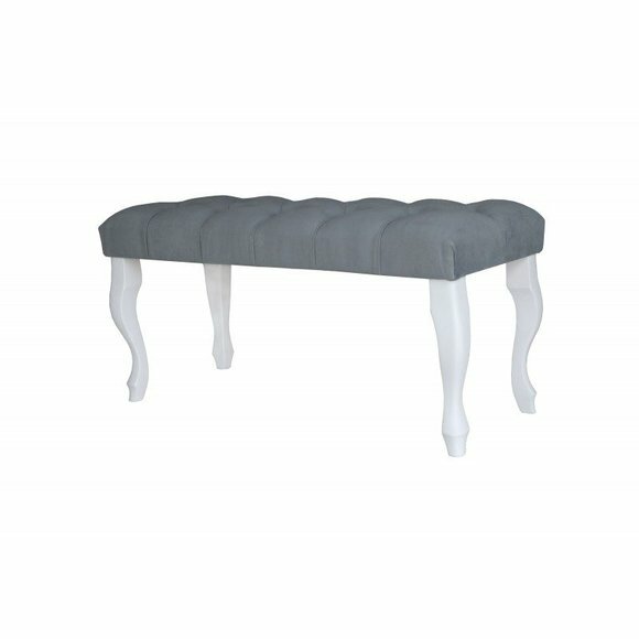 Chesterfield Sitzbank Klassischer Hocker Retro Rustikal Fußhocker Ottomane Neu