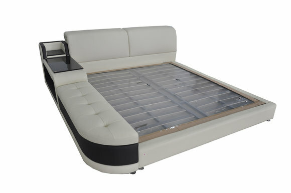 Design Luxus Bett Polster Ehe Hotel Moderne Betten Leder 140/160/180/200 LB8820