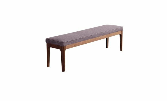 Sitz Polster Bank Polster Sitz Hocker Bank Textil Stoff Holz Stil Designer Neu