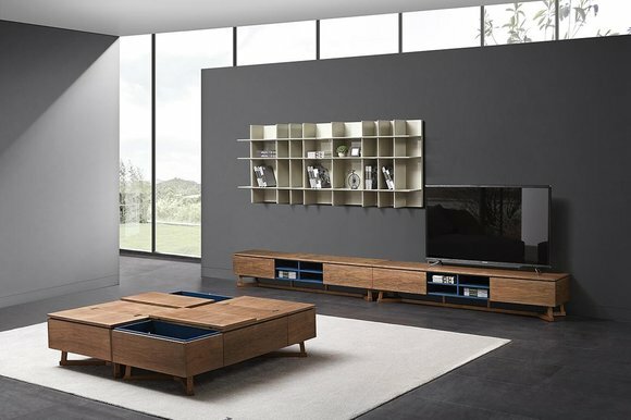 Wohnwand Schrank Moderne Design RTV Kommode Schränke Multifunktions