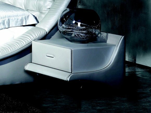 Design Nacht Tisch Tische Konsolen Schlaf Konsole Zimmer Kommode Leder