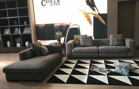 Italy Design Möbel Sofa Couch Polster Set Garnitur 3 + Liege Couchen Sofas Neu