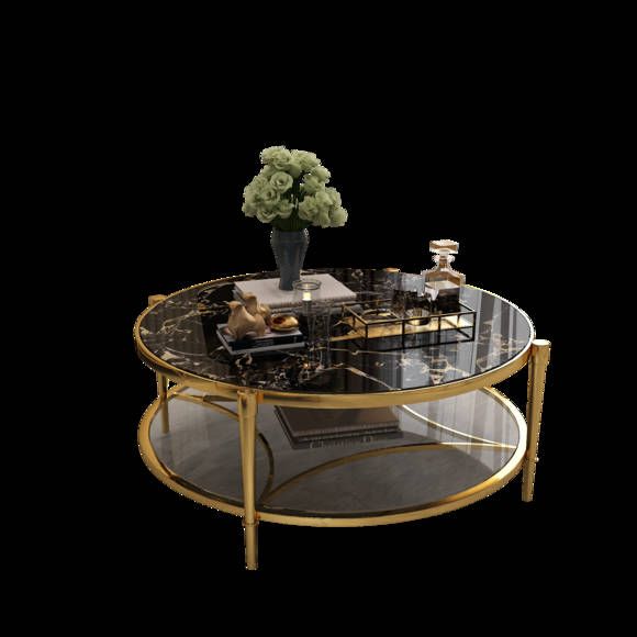 Couch Tisch Glas Sofa Rund Beistell Designer Runde Tische Metall Italien Möbel