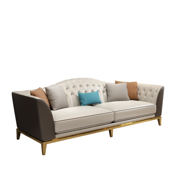 Couch Edelstahl Leder Sofa 311 Sitzer Couchen Garnitur Set Chesterfield