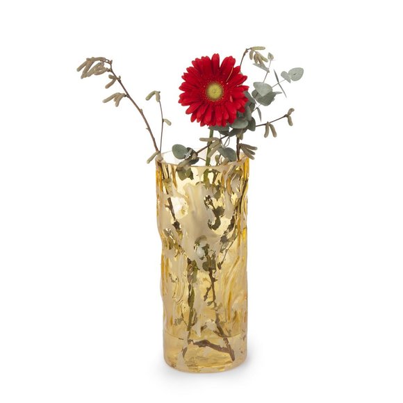 Abstrakte Design Vase Echt Kristall Bohemia Handarbeit Vasen Blumentöpfe