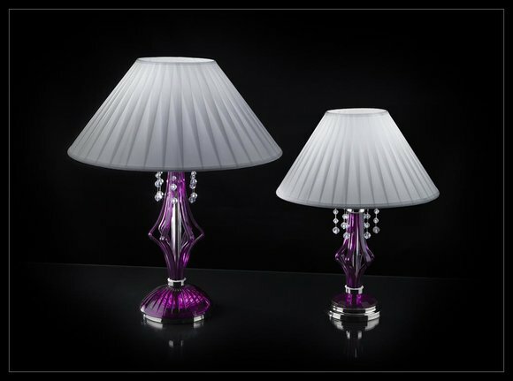 Leuchte Kristall Schreibtisch Lampe Tischlampe Elite Bohemia Steh Nachttisch