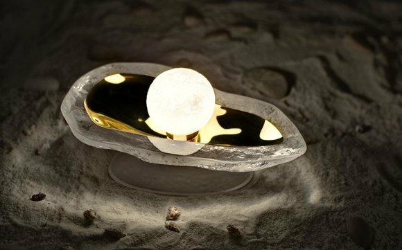Kristall Schreibtisch Lampe Tischlampe Elite Bohemia Seashell Tisch Leuchte