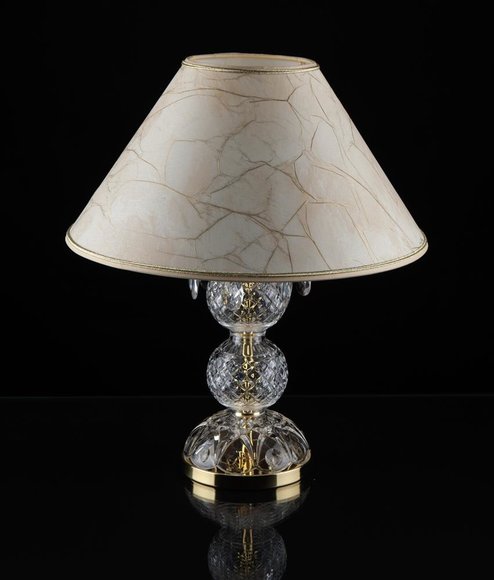 Tischleuchte Antik Stil Tisch Lampe Kristall Leuchte Lampen Leuchten