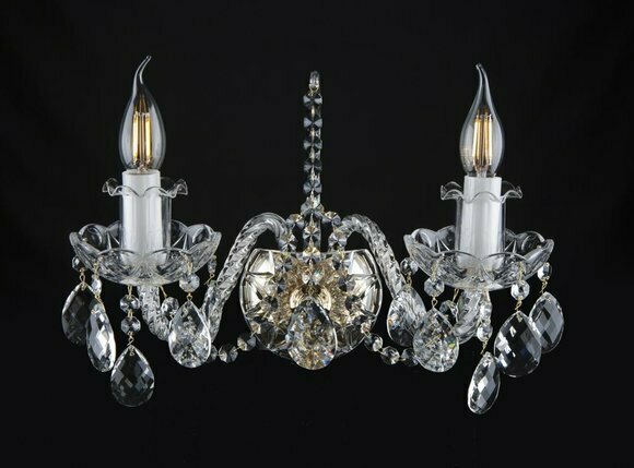 Wandleuchte Luster Bohemia Antik Stil Lampen Wandlampe Lampe Wand
