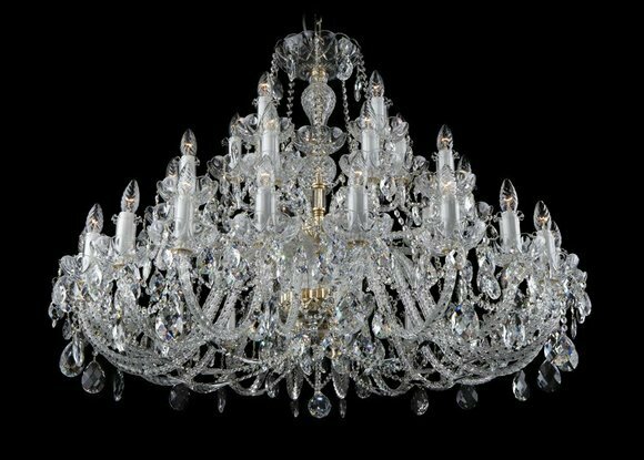 XXL Kronleuchter Kristall Luster Große Leuchte Decke Lampe Leuchte