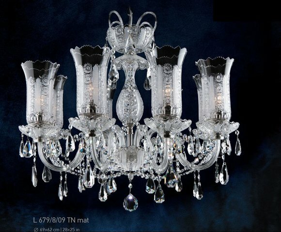 Bohemia Kristall Kronleuchter Luster Leuchte Decke Lampe Leuchte Lampen