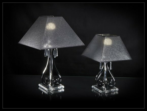 Tischleuchte Antik Stil Tisch Lampe Kristall Leuchte Lampen Leuchten