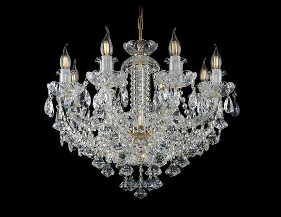 Kron Leuchter Lampe Decken Lampen Kristall Beleuchtung Klassik Leuchte