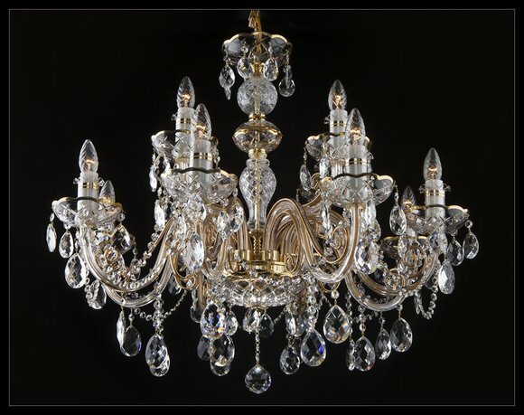 Klassischer Decken Kronleuchter Leuchte Lampe Bohemia Beleuchtung