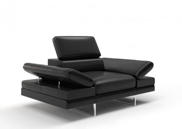Sessel Design Stuhl Polster Relex Lounge Fernseh Leder Club Wohnzimmer