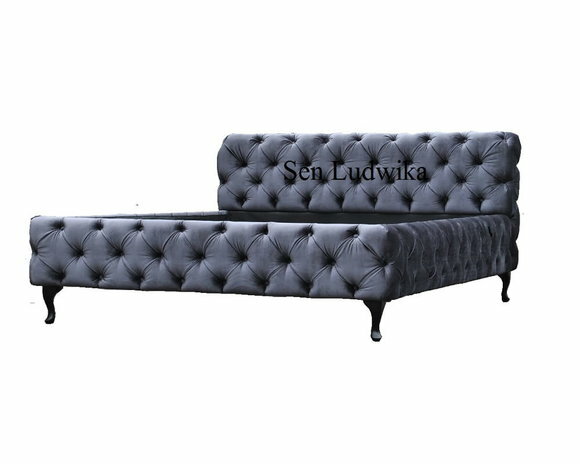 Bett Chesterfield Design Luxus Hotel Betten 180x200cm Schlaf Zimmer Leder