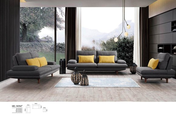 Dreisitzer Designer Sofa Couch 3 Sitz Polster Leder Couchen Big Sofas Textil Neu