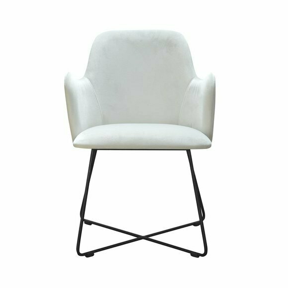 Stuhl 6x Esszimmer Sessel Textil Sitz Sessel Set Neu Club Fernseh Polsterstuhl