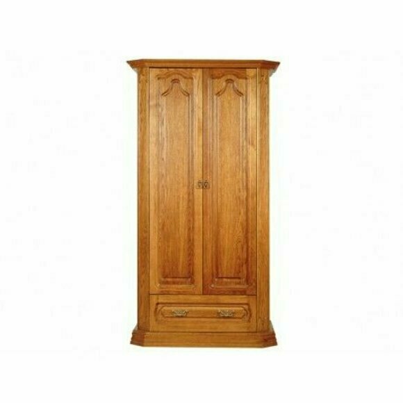 Landhaus Schrank Kleiderschrank Holzschrank Büro Klassische Kleiderschränke Neu