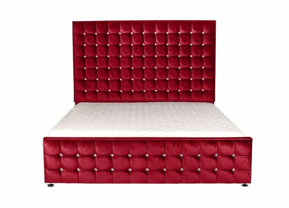 Design Polster Doppelbett Betten Chesterfield Luxus Bett 140/160/180x200cm Neu