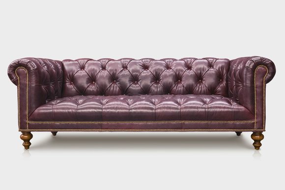 Chesterfield 3 Sitzer Sofa Ledersofa Couch Polster Sitz Garnitur 3er Sofas