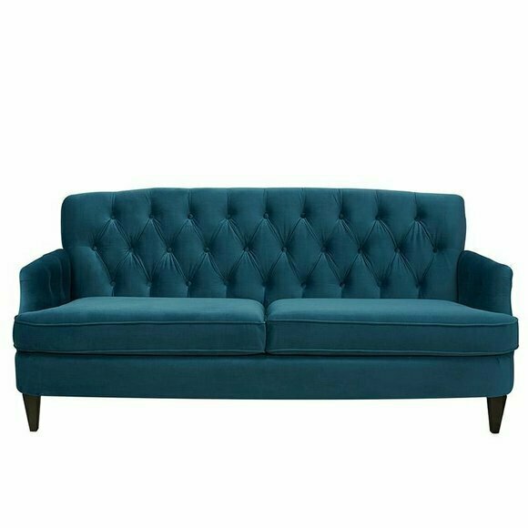 Turkis Royal Couch - Luxus Chesterfield Möbel # Polster Design Leder