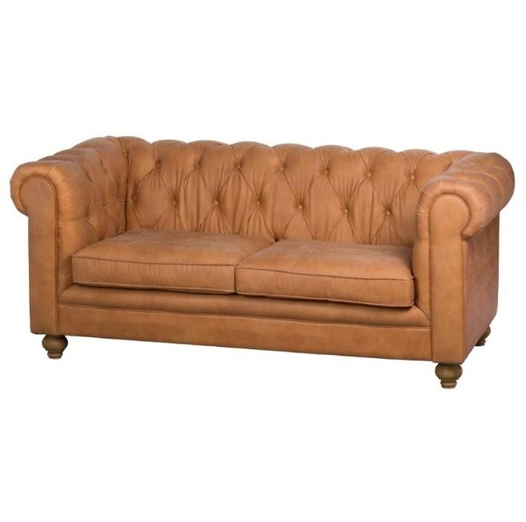 Chesterfield Sofa Couch Polster Stoff Leder Couchen Polster Garnitur 2 Sitzers