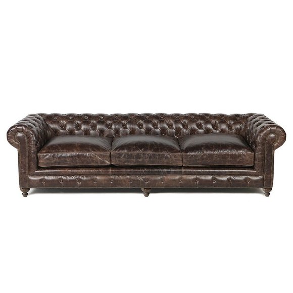 Chesterfield Sofa Couch Polster Stoff Leder Couchen Polster Garnitur Big XXL