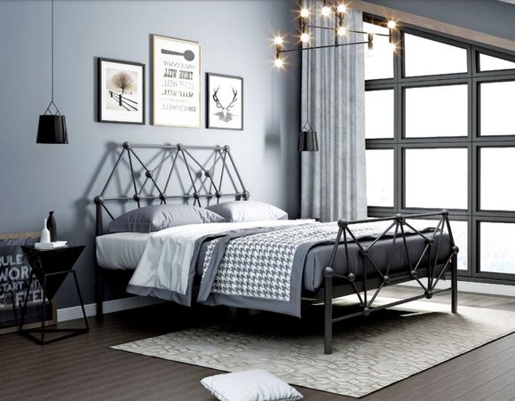 Italienische Designer Möbel Bett Doppel Schlazimmer Betten 180x200cm Leder Neu