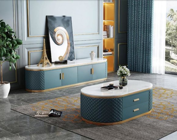 Designer Kommode Anrichte Low Board Side Schrank Wohn Zimmer Regal Metall Luxus