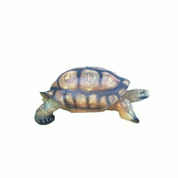 Dekoration Figur Wohnzimmer Moderne Statue Schildkröte Garten bemalt 110 cm Deko