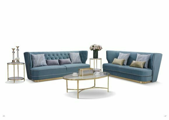 Sofa Couch Polster 2 Sitzer Sofas Couchen Sitz Garnituren Design Club Zweisitzer