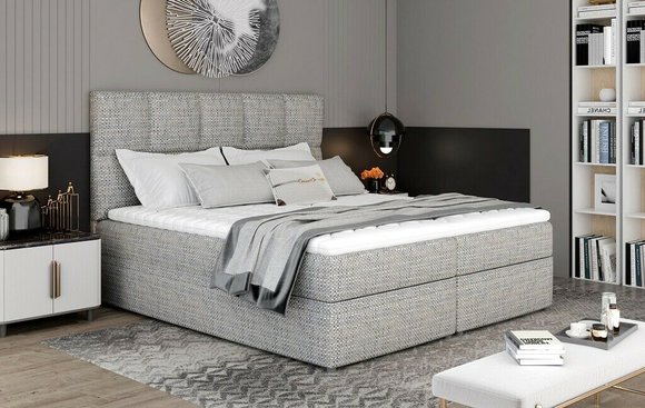 Designer Polsterbett Bett Betten Doppelbett Ehebett Designerbett Boxspring neu