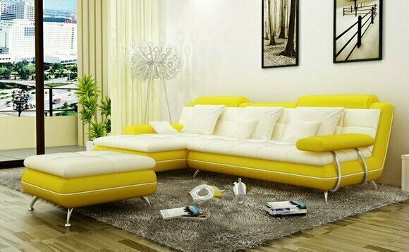 Garnitur L Form Exclusive Wohnzimmer Couch Poster Couchen Sofa Wohnlandschaft