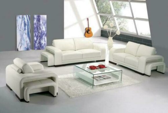 Sessel Relaxsessel Fernsehsessel TV Sessel mit Hocker Garnitur Einsitzer Couch