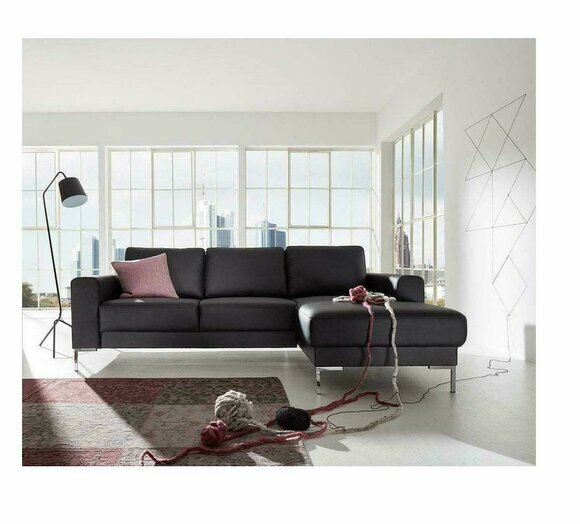 Leder L-Form Couch Wohnlandschaft Ecksofa Garnitur Design Modern Sofa Modern Neu