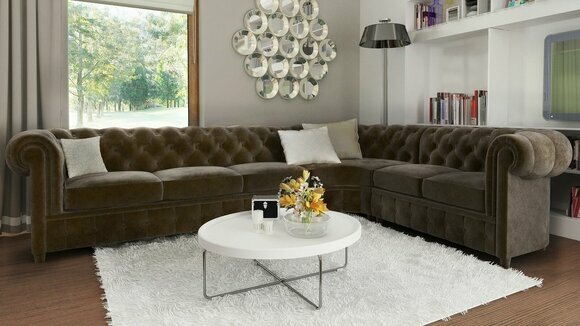 Chesterfield Couch Wohnlandschaft Ecksofa Garnitur Ecksofa Eckgarnitur Eckcouch