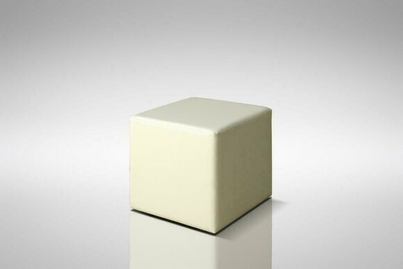 Fußhocker Hocker Leder Polster Sitz Würfel Ottoman Design Club Sitz Hocker Neu