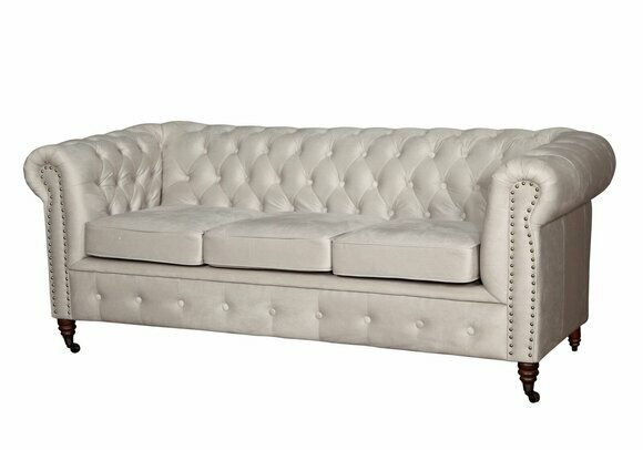 Design Chesterfield Sofagarnitur Sofa Couch Polster Set 3+2+1 Sitzer Garnituren