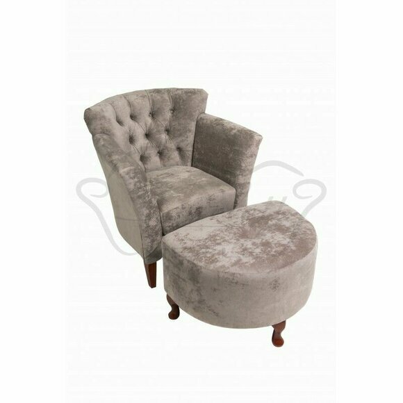 Hocker Fußhocker Beistellhocker Ottomane Sitzbank Chesterfield Polster Sitz Neu