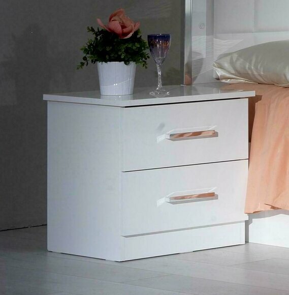 Design Nacht Tisch Konsole Metall Glanz Tische Konsolen Schlaf Zimmer Beistell