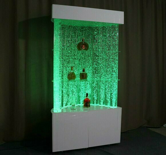LED Regal Bar Wasser Wand Säule Beleuchtete Wasserwände Bar Theke Regal Möbel
