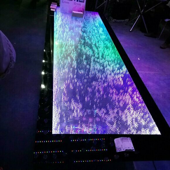 Led Bar Tisch Wasser Wand Bar Theke Regal Möbel Beleuchtete Bartisch Bartheke