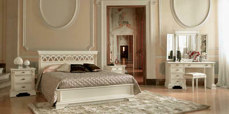 Doppelbett Bett Ehebett Design Luxus Betten Barock Rokoko Antik Stil 180x200 neu
