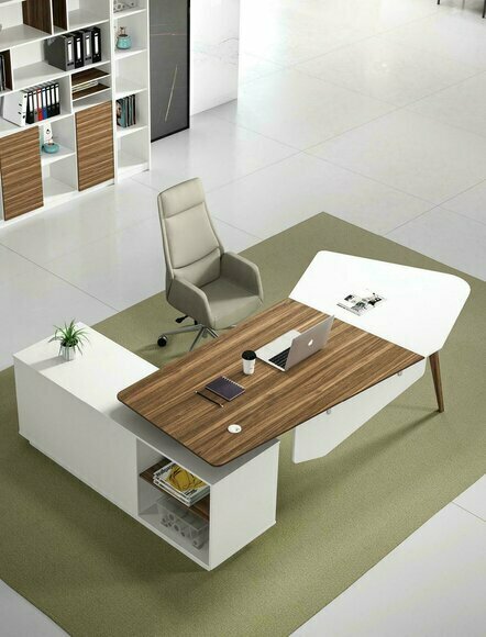 Bürotisch Schreibtisch schreibtische Arbeitstisch Firma Möbel Regal Schubladen