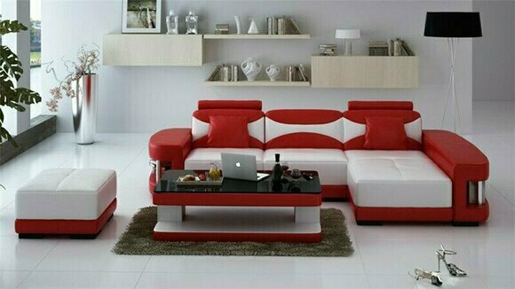 Eckcouch Eckgarnitur Wohnlandschaft L Form Sofa Ecksofa Couch Garnitur