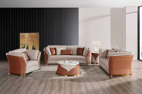 Sofagarnitur Polstergarnitur Wohnlandschaft Sofa Couch Polster Garnitur Sofas