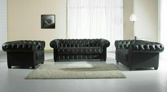 Chesterfield Sofagarnitur 311 Sitzer Design Couch Polster Sofa Garnitur Set Neu