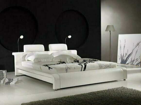 Holzbett Echtes Holz Bett Betten Schlafzimmer Hotel 180x200 Stil Massive Möbel
